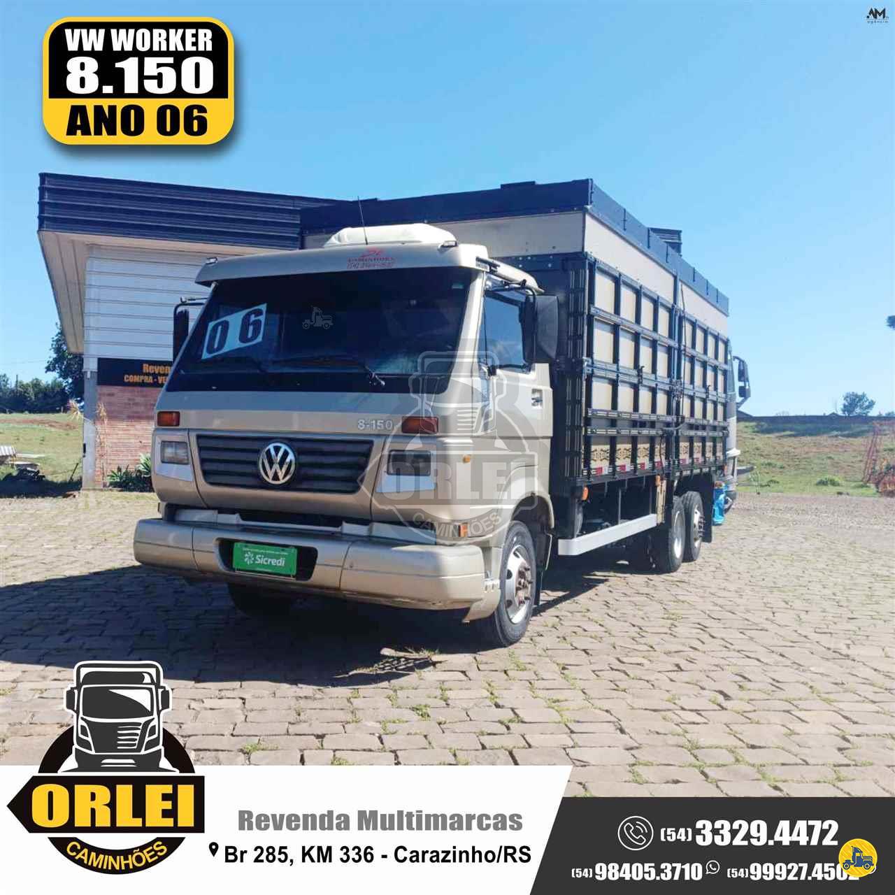 CAMINHAO VOLKSWAGEN VW 8150 3/4 6x2 Orlei Caminhões CARAZINHO RIO GRANDE DO SUL RS